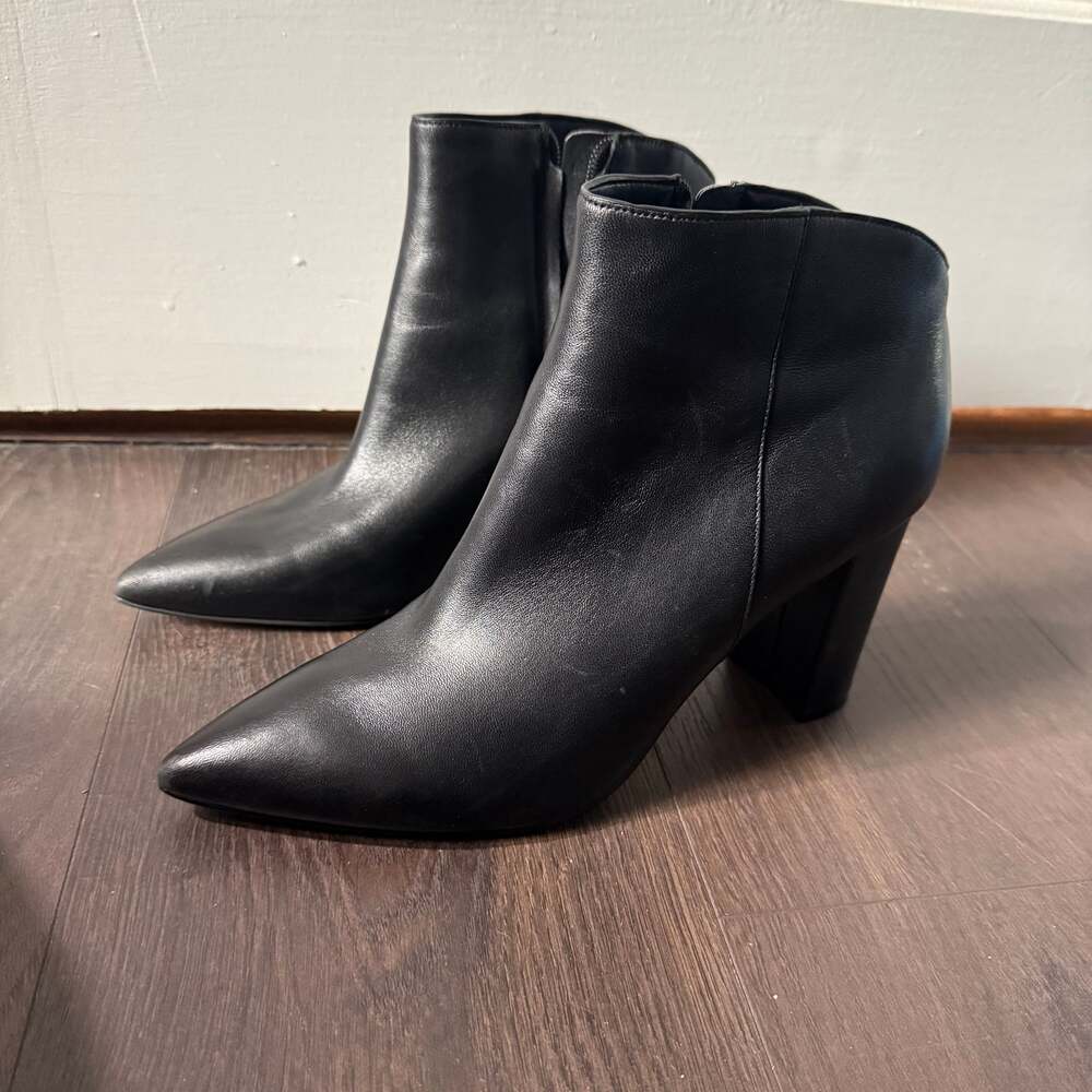 Marc Fisher Pointed Toe Heeled Ankle Boots